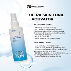 ICON SKIN ANTI-ACNE SMART PEEL SYSTEM: Bộ Đôi Trị Mụn & Tái Tạo Da Chuyên Sâu, Không Bong Tróc