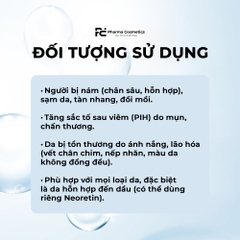BỘ ĐÔI TRỊ NÁM TẬN GỐC & DƯỠNG TRẮNG CHUYÊN SÂU: NEORETIN BOOSTER FLUID & AMELIX FACE CREAM
