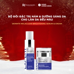 SKINMTX MELACLEAR BRIGHTENING: Bộ Đôi Đặc Trị Nám & Dưỡng Sáng Da Chuyên Sâu, Cho Làn Da Đều Màu Rạng Rỡ