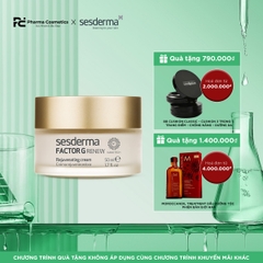 SESDERMA FACTOR G RENEW REJUVENATING CREAM: Kem Dưỡng Tái Tạo Sinh Học - Nhân 3 Collagen, Trẻ Hóa Toàn Diện