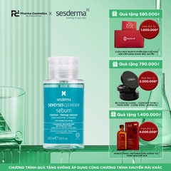 SESDERMA SENSYSES CLEANSER SEBUM: Nước Tẩy Trang Liposome - Kiểm Soát Dầu & Hỗ Trợ Trị Mụn
