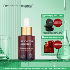 SESDERMA ACGLICOLIC LIPOSOMAL SERUM: Tinh Chất Tái Tạo, Giảm Nhăn & Thu Nhỏ Lỗ Chân Lông Vượt Trội