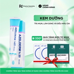AZELDERM 20% KREM AZELAIC AICD 30g / KEM TRỊ MỤN, LÀM SÁNG VÀ ĐỀU MÀU DA