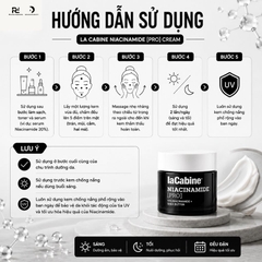 LA CABINE NIACINAMIDE [PRO] CREAM - Kem Dưỡng Sáng Da, Mờ Thâm Nám, Phục Hồi Với 15% Niacinamide