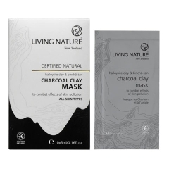 LIVING NATURE CHARCOAL CLAY MASK / MẶT NẠ ĐẤT SÉT THAN THANH LỌC