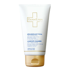 DERMEDEN COMPLETE CLEANSER 2 IN 1 MILK LOTION: Sữa Rửa Mặt & Tẩy Trang Toàn Diện Cho Mặt Và Mắt