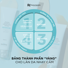 MARINI PHYSICAL PROTECTANT SPF 45 / KEM CHỐNG NẮNG VẬT LÝ CÓ MÀU 