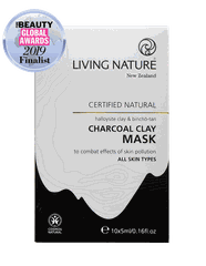 LIVING NATURE CHARCOAL CLAY MASK / MẶT NẠ ĐẤT SÉT THAN THANH LỌC