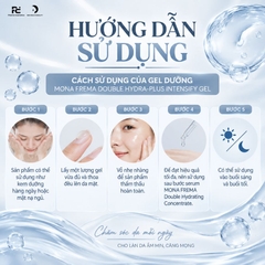 MONA FREMA DOUBLE HYDRA-PLUS INTENSIFY GEL: Gel Dưỡng Ẩm Chuyên Sâu - Phục Hồi & Tăng Cường Độ Đàn Hồi