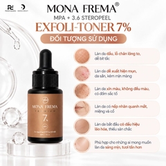 MONA FREMA MPA+ 3.6 SteroPeel Exfoli-Toner 7% 30ml – Tinh chất tẩy tế bào chết dịu nhẹ dành cho người mới bắt đầu