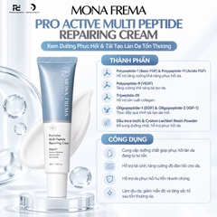 MONA FREMA PRO ACTIVE MULTI PEPTIDE REPAIRING CREAM: Kem Dưỡng Phục Hồi & Tái Tạo Làn Da Tổn Thương