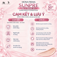 MONA FREMA SUNPRE X-Treme 50+ Sunscreen Foundation 50ml – Kem chống nắng nâng tông dành cho da sau trị liệu
