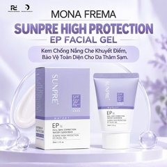 MONA FREMA SUNPRE HIGH PROTECTION EP FACIAL GEL: Kem Chống Nắng Che Khuyết Điểm, Bảo Vệ Toàn Diện Cho Da Thâm Sạm