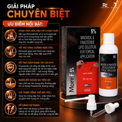 MORR F 5% BOTTLE OF SOLUTION WITH MINOXIDIL AND FINASTERIDE  / THUỐC XỊT TRỊ MỌC TÓC TRỊ HÓI