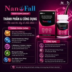 Nanofall Hair Supplement: Viên Uống Mọc Tóc Bản Cải Tiến Với Biotin 10000mcg – Giải Pháp Cho Mái Tóc Dày Khỏe