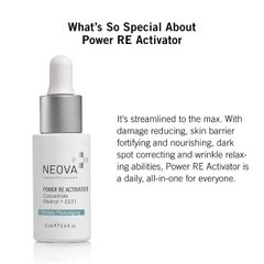 NEOVA POWER RE ACTIVATOR CONCENTRATE RETINOL + EGT / TINH CHẤT GIẢM NHĂN, TÁI TẠO DA