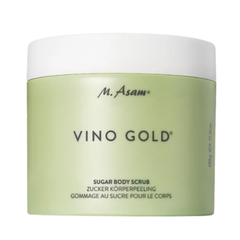 M. ASAM® VINO GOLD SUGAR BODY SCRUB 600G / TẨY TẾ BÀO CHẾT TOÀN THÂN CHỐNG OXY HÓA VỚI TINH THỂ ƯỜNG NGẬM DẦU HẠT NHO 