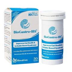 BIOGASTRO IBS / VIÊN UỐNG CÂN BẰNG HỆ VI SINH ĐƯỜNG RUỘT, CẢI THIỆN CÁC TRIỆU CHỨNG ĐAU BỤNG, ĐẦY HƠI, TÁO BÓN, TIÊU CHẢY