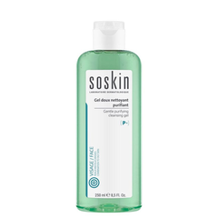 ( Date 9-2026 ) SOSKIN GENTLE PURIFYING CLEANSING GEL / GEL RỬA MẶT DIỆT KHUẨN(250ML)