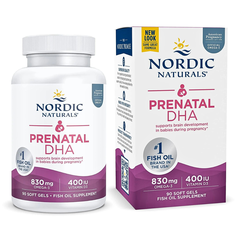 NORDIC NATURALS PRENATAL DHA / VIÊN UỐNG PHÁT TRIỂN NÃO BỘ VÀ THỊ GIÁC THAI NHI, TĂNG CƯỜNG ĐỀ KHÁNG CHO MẸ BẦU