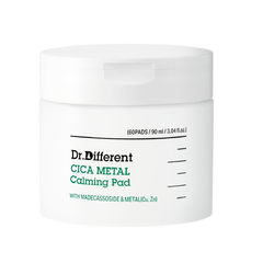 DR.DIFFERENT CICA METAL CALMING PAD – Bông Miếng Thấm Tinh Chất Rau Má Giúp Làm Dịu Da, Giảm Thô Ráp Và Cấp Ẩm Mịn Màng