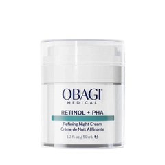 Obagi Medical Retinol + PHA Refining Night Cream: Kem Dưỡng Tái Tạo Da Chuyên Sâu, Làm Mịn Và Đều Màu Da Ban Đêm