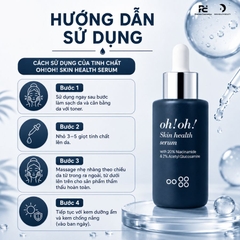 OH!OH! SKIN HEALTH SERUM (with 20% Niacinamide & 2% Acetyl Glucosamine) : Tinh Chất Kiểm Soát Bã Nhờn & Dưỡng Sáng, Mờ Thâm Mạnh Mẽ
