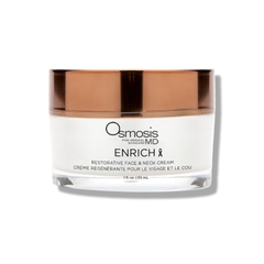 OSMOSIS ENRICH Smoothing Face & Neck Cream: Kem Dưỡng Ban Đêm Chuyên Sâu - Phục Hồi, Dưỡng Ẩm & Làm Mờ Nếp Nhăn Sau 7 Ngày