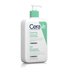 CERAVE FOAMING CLEANSER / SỮA RỬA MẶT DỊU NHẸ DÀNH CHO DA DẦU ( 473ML)