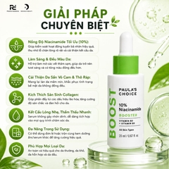 PAULA'S CHOICE 10% NIACINAMIDE BOOSTER: Tinh Chất Thu Nhỏ Lỗ Chân Lông & Làm Sáng Da Rạng Rỡ