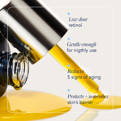 IMAGE Skincare AGELESS+ Retinol Pure Liquid Retinol 0.1%: Serum retinol tinh khiết 0.1% dành cho người mới bắt đầu, da nhạy cảm hoặc da hỗ hợp.