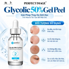Perfect Image Glycolic 50% Gel Peel: Giải Pháp Thay Da Sinh Học Trẻ Hóa & Tái Tạo Bề Mặt Chuyên Sâu