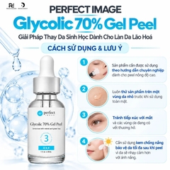 PERFECT IMAGE Glycolic 70% Gel Peel: Giải Pháp Thay Da Sinh Học Chuyên Sâu Cho Lão Hóa Cứng Đầu