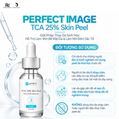 PERFECT IMAGE TCA 25% Skin Peel – Giải Pháp Thay Da Sinh Học Hỗ Trợ Làm Mịn Bề Mặt Da & Làm Mờ Đốm Sắc Tố