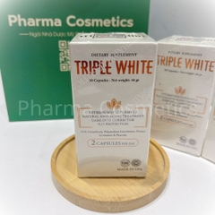 VIÊN UỐNG TRIPLE WHITE LÀM SÁNG, MỜ THÂM NÁM, ĐỀU MÀU DA VÀ CHỐNG OXY HÓA