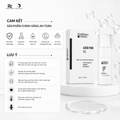 PROFIDERM AZEXO PURE GEL: Gel Đặc Trị Mụn & Sắc Tố - Kháng Khuẩn, Phục Hồi & Làm Sáng Da Đột Phá