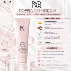 RVB LAB DOPPIA DETERSIONE: Sữa Rửa Mặt 2 Trong 1 - Làm Sạch Kép Nhanh & Hiệu Quả Cho Mọi Loại Da