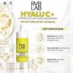 RVB LAB HYALU C+ HYPERACTIVE ANTI-AGE CONCENTRATE / TINH CHẤT CHỐNG LÃO HÓA, LÀM SÁNG DA