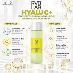RVB LAB HYALU C+ REGENERATING ILLUMINATING LOTION / SỮA DƯỠNG SÁNG DA, TÁI TẠO DA