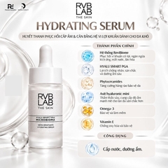 RVB LAB HYDRATING SERUM / HUYẾT THANH PHỤC HỒI CẤP ẨM CHUYÊN SÂU & CÂN BẰNG HỆ VI LỢI KHUẨN DÀNH CHO DA KHÔ