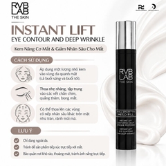 RVB LAB INSTANT LIFT EYE CONTOUR AND DEEP WRINKLE: Kem Nâng Cơ Mắt & Giảm Nhăn Sâu - Hiệu Ứng Làm Mịn Tức Thì Lấy Cảm Hứng Từ Filler