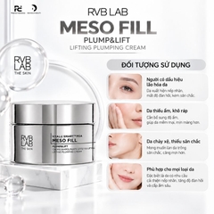 RVB LAB MESO FILL PLUMP&LIFT LIFTING PLUMPING CREAM / KEM LÀM ĐẦY VÀ NÂNG CƠ 