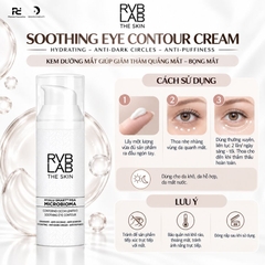 RVB LAB SOOTHING EYE CONTOUR CREAM HYDRATING – ANTI-DARK CIRCLES – ANTI-PUFFINESS / KEM DƯỠNG MẮT ĐIỀU TRỊ THÂM QUẦNG – BỎNG MẮT – CHÂN CHIM