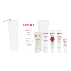 SKINCODE ESSENTIALS STARTER KIT - BỘ KIT CHĂM SÓC DA TOÀN DIỆN 4 BƯỚC (SET DÙNG THỬ & DU LỊCH)