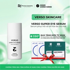 VERSO SUPER EYE SERUM / TINH CHẤT RETINOL 8 PHỤC HỒI NĂNG LƯỢNG VÀ TRẺ HÓA CHO MẮT ( THUẦN CHAY)