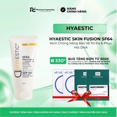 Hyaestic Skin Fusion SF64 Sun And Pollution Protector SPF50+50ML: Kem Chống Nắng Bảo Vệ Tối Đa & Phục Hồi DNA