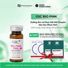 GSC BIO PINK PMU RECOVERY SERUM: Tinh Chất Phục Hồi & Dưỡng Ẩm Môi Chuyên Sâu Sau Phun Xăm