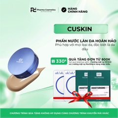CUSKIN CLEAN-UP SKINFIT CUSHION PACT SPF 50+ PA+++ 15 G + 15 G / PHẤN NƯỚC LÀN DA HOÀN HẢO KHÔNG TÌ VẾT 