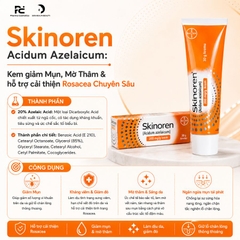 Skinoren Acidum Azelaicum: Kem Trị Mụn, Mờ Thâm & Điều Trị Rosacea Chuyên Sâu