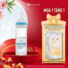DERMEDIC HYDRAIN MICELLAR WATER H2O: Nước Tẩy Trang Dịu Nhẹ Cho Làn Da Nhạy Cảm